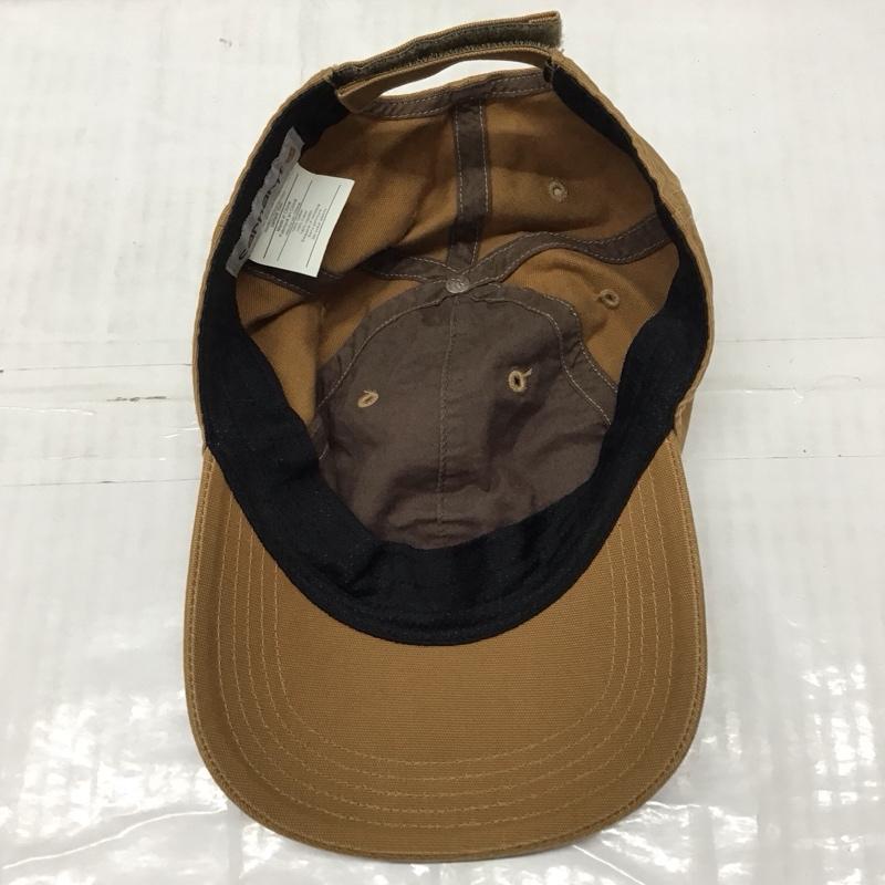 カーハート Carhartt 帽子 キャップ 100289 211 ODESSA Cap ロゴ、文字 茶 / ブラウン /  メンズ USED 古着 中古 10115680