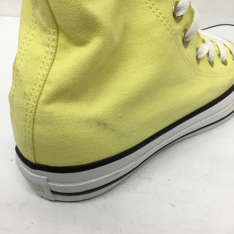 コンバース CONVERSE スニーカー スニーカー 32995123 ALL STAR PASTELS HI 24.5cm ロゴ、文字 黄 / イエロー /  レディース USED 古着 中古 10141430