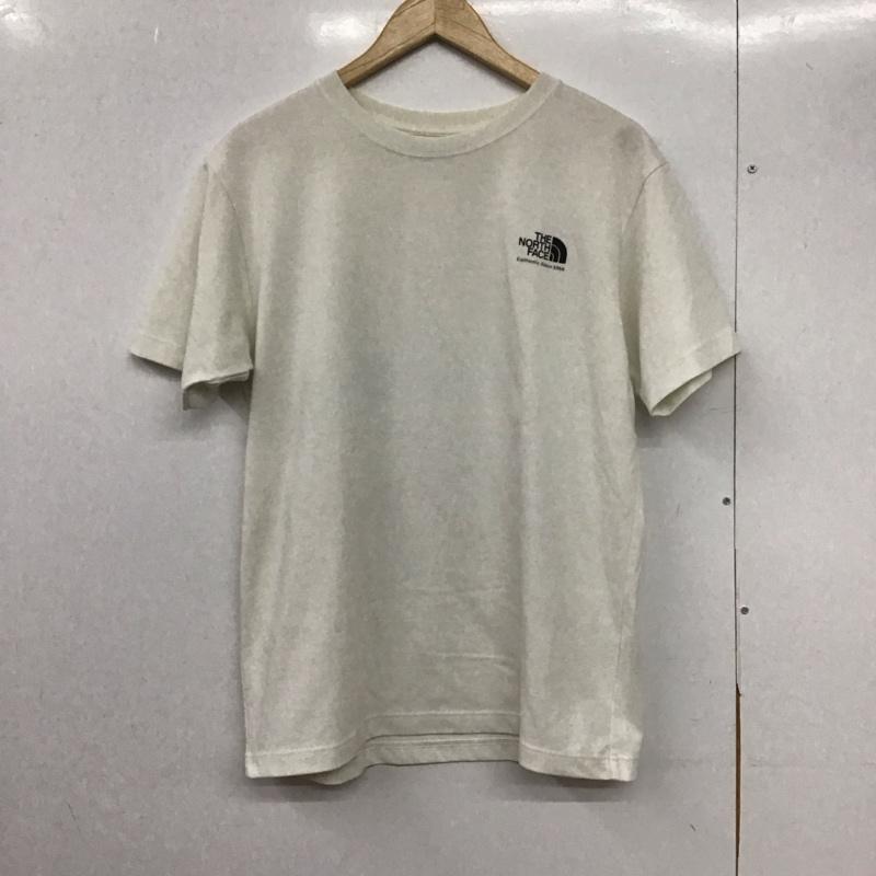 ザノースフェイス THE NORTH FACE Tシャツ 半袖 nt32159 半袖Tシャツ プリントTシャツ XL ロゴ、文字 白 / ホワイト /  メンズ USED 古着 中古 10145925