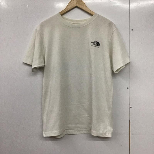 ザノースフェイス THE NORTH FACE Tシャツ 半袖 nt32159 半袖Tシャツ プリントTシャツ XL ロゴ、文字 白 / ホワイト /  メンズ USED 古着 中古 10145925