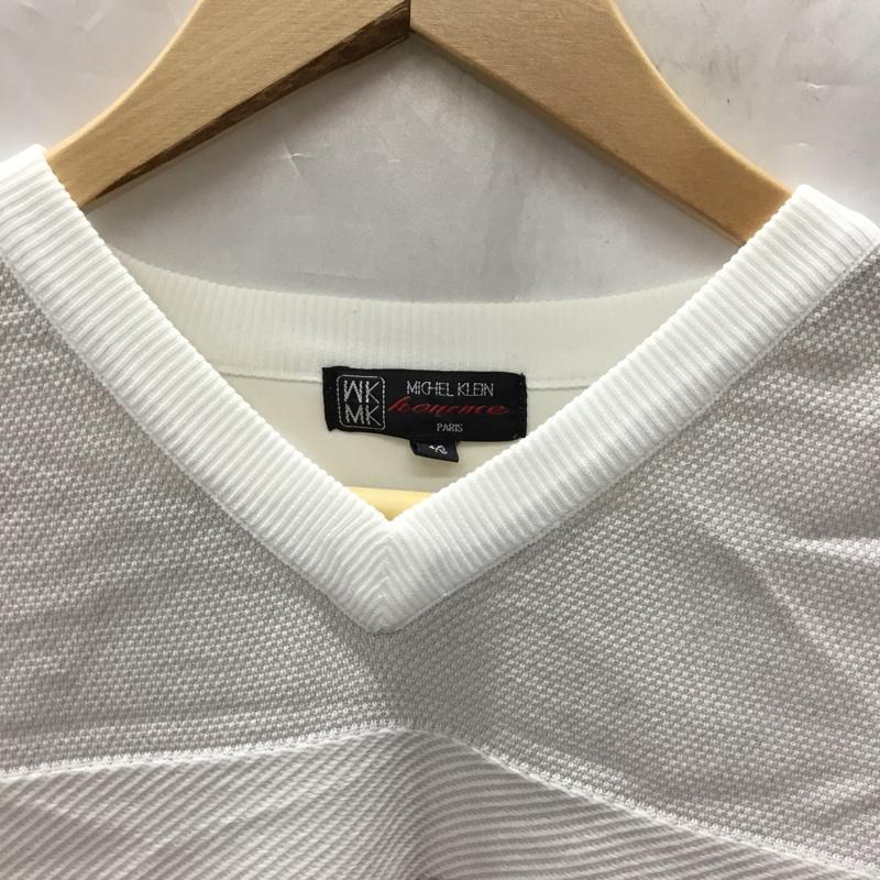 ミッシェル・クラン MICHEL KLEIN カットソー 半袖 MKIGO-17069 ハイブリットパネル 48  マルチカラー / マルチカラー /  メンズ USED 古着 中古 10119327