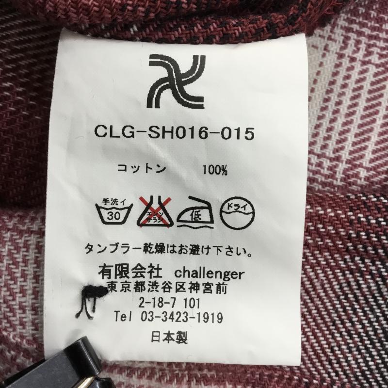 チャレンジャー CHALLENGER シャツ、ブラウス 長袖 CLG-SH016-015 M チェック 赤 / レッド /  メンズ USED 古着 中古 10143633
