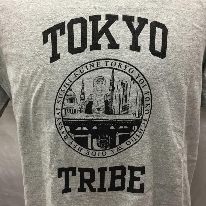 サンタスティック SANTASTIC! Tシャツ 半袖 半袖カットソー プリントTシャツ クルーネックカットソー M プリント 灰 / グレー /  メンズ USED 古着 中古 10122913