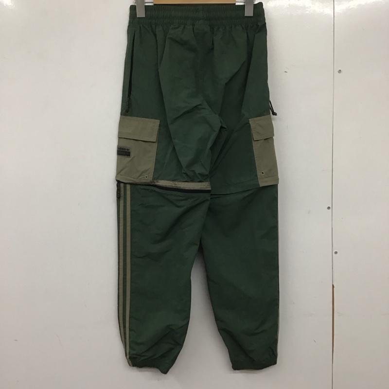 アディダス adidas パンツ ワークパンツ、ペインターパンツ gn3291 UTLTY2IN1PANTS カーゴパンツ ワイドパンツ S ロゴ、文字 カーキ / カーキ /  メンズ USED 古着 中古 10139883