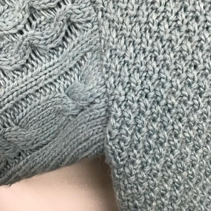 フリークスストア FREAK S STORE ニット、セーター 長袖 F20-LTK-46 クルーネック アクリル ウール FREE  水色 / ライトブルー /  レディース USED 古着 中古 10146600