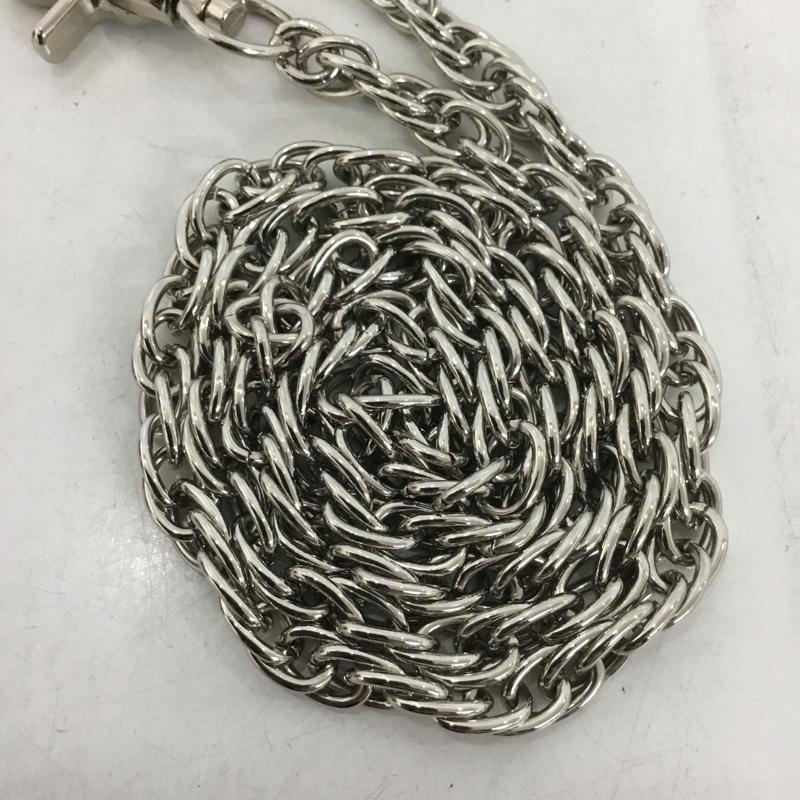 ナインティナインティ 9090 ファッション小物 ファッション小物 King Logo Wallet Chain ウォレットチェーン ロゴ、文字 銀 / シルバー /  メンズ USED 古着 中古 10141636