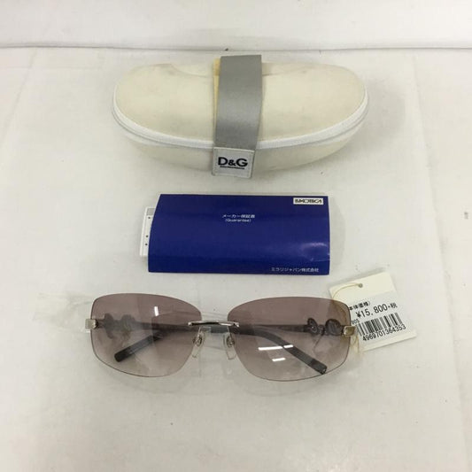 ドルチェアンドガッバーナ DOLCE&GABBANA めがね・サングラス サングラス DD6039B グラデーション ケース付き ロゴ、文字 銀 / シルバー /  レディース USED 古着 中古 10129347