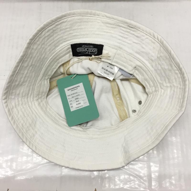 グッドスピード GOOD SPEED 帽子 ハット FREE ワンポイント 白 / ホワイト /  メンズ USED 古着 中古 10113968