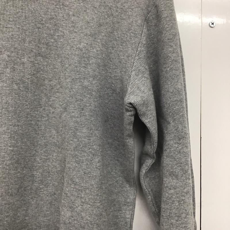 アヴィレックス AVIREX カットソー 長袖 長袖カットソー 無地カットソー クルーネック M 無地 灰 / グレー /  メンズ USED 古着 中古 10143477