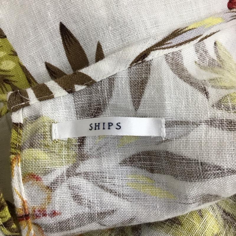 シップス SHIPS ワンピース ひざ丈スカート ノースリーブワンピース ロングワンピース フレアワンピース プリント マルチカラー / マルチカラー /  レディース USED 古着 中古 10114337