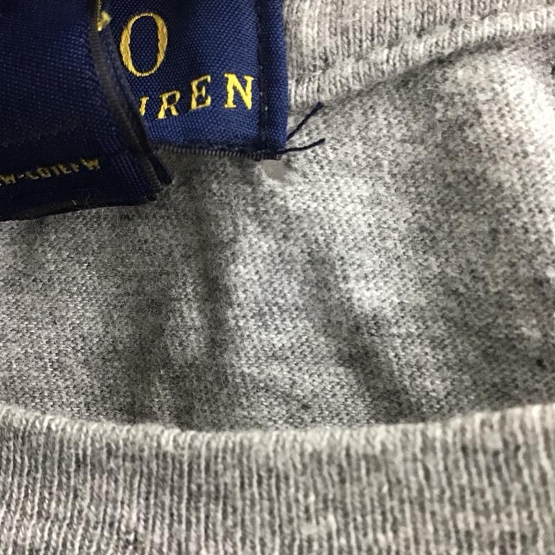 ポロラルフローレン POLO RALPH LAUREN Tシャツ 半袖 XL 無地 灰 / グレー /  メンズ USED 古着 中古 10107896
