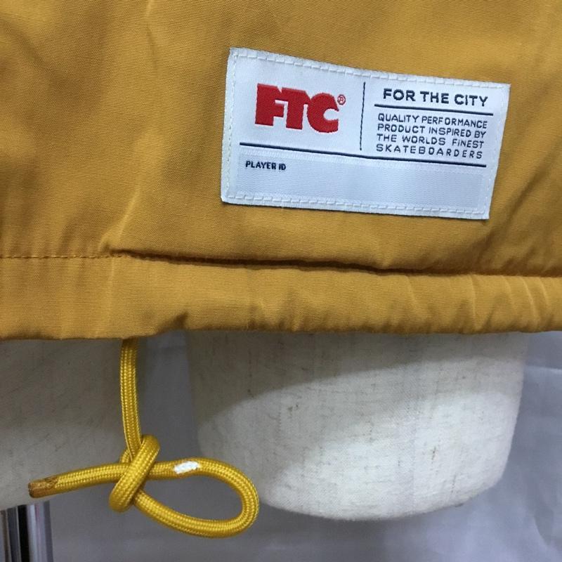 エフティーシー FTC ジャケット、上着 ジャケット、ブレザー ftc020awj11 ナイロンジャケット 前ボタン アウター カラージャケット L ロゴ、文字 マスタード / マスタード /  メンズ USED 古着 中古 10113866