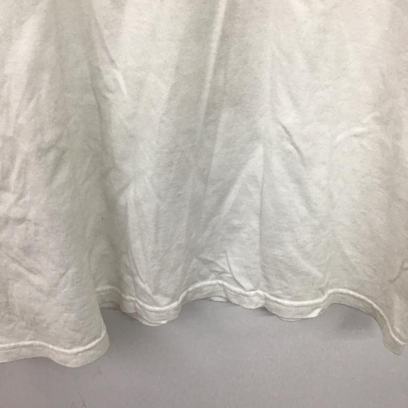 ステューシー STUSSY Tシャツ 半袖 半袖カットソー プリントTシャツ クルーネックカットソー バンドTシャツ L プリント 白 / ホワイト /  メンズ USED 古着 中古 10134801