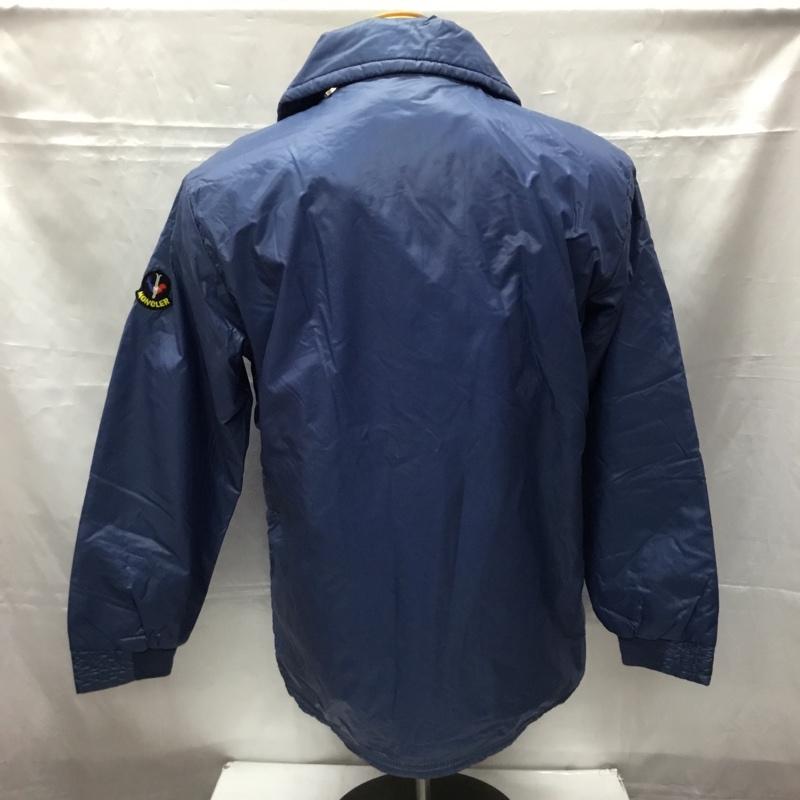 モンクレール MONCLER ジャケット、上着 ジャケット、ブレザー ジップアップジャケット ナイロンジャケット アウター カジュアルジャケット 80S GTO M ロゴ、文字 青 / ブルー /  メンズ USED 古着 中古 10106578