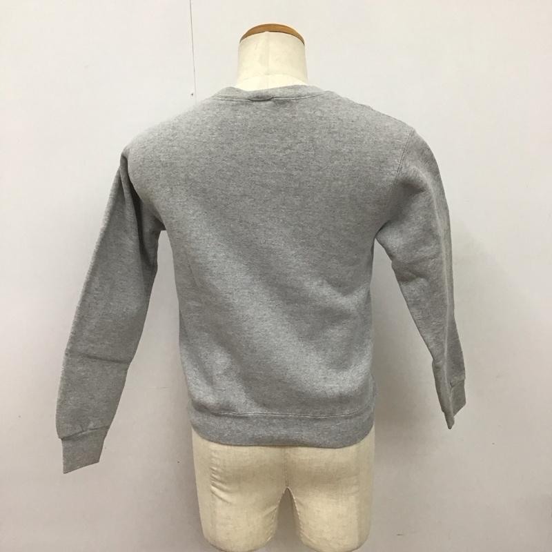 リー Lee トレーナー 長袖 長袖トレーナー スウェット クルーネック リブスウェットカットソー 90s XS プリント 灰 / グレー /  メンズ USED 古着 中古 10123761