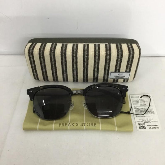 フリークスストア FREAK S STORE めがね・サングラス サングラス MMF-19S-325AA コンビネーション JINS ケース付き 無地 黒 / ブラック /  メンズ USED 古着 中古 10131805