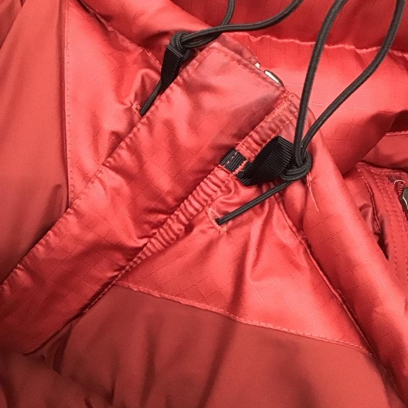 パタゴニア patagonia ジャケット、上着 ジャンパー、ブルゾン ジップアップジャケット ナイロンジャケット アウター ダウンジャケット M ロゴ、文字 赤 / レッド /  メンズ USED 古着 中古 10142362