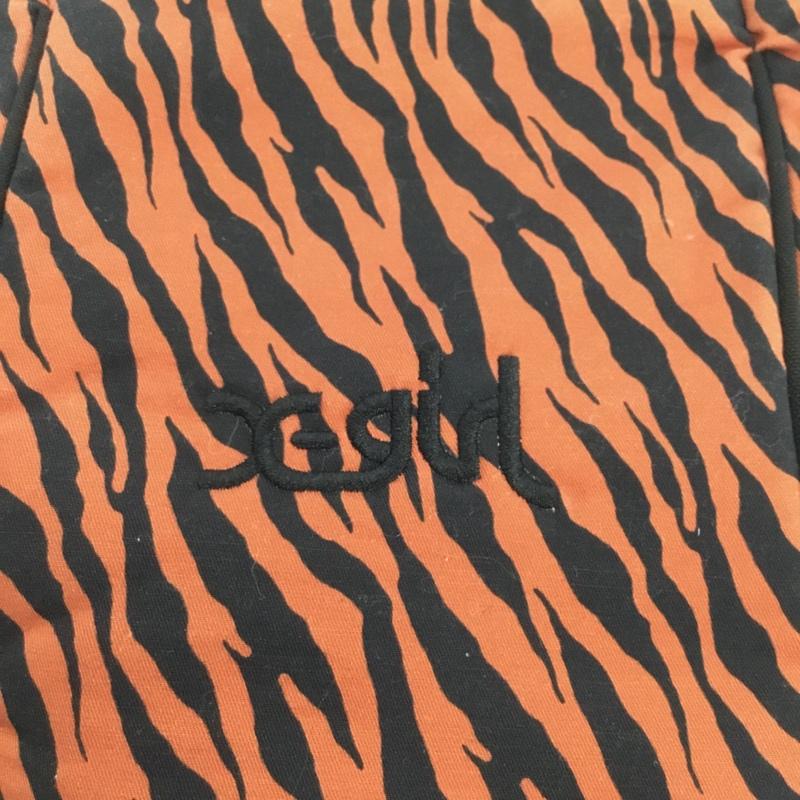 エックスガール X-girl ハンドバッグ ハンドバッグ 105202053004 ミニトートバッグ ゼブラ柄 ONE SIZE ロゴ、文字 黒 / ブラック / X 橙 / オレンジ /  レディース USED 古着 中古 10142842