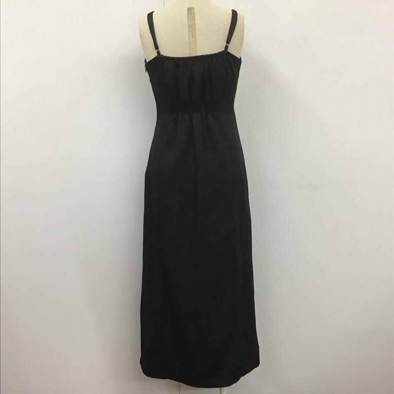 エミプラス emi+ ワンピース ロングスカート 無地 黒 / ブラック /  レディース USED 古着 中古 10108108