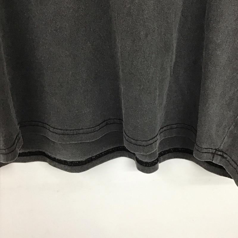 ワイルドシングス WILD THINGS Tシャツ 半袖 半袖カットソー プリントTシャツ クルーネックカットソー L ロゴ、文字 灰 / グレー /  メンズ USED 古着 中古 10133168