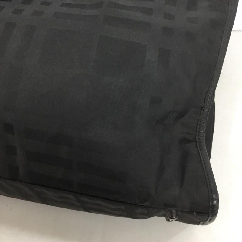 バーバリーブラックレーベル BURBERRY BLACK LABEL ブリーフケース、書類かばん ブリーフケース、書類かばん チェック ロゴ、文字 黒 / ブラック /  メンズ USED 古着 中古 10140437