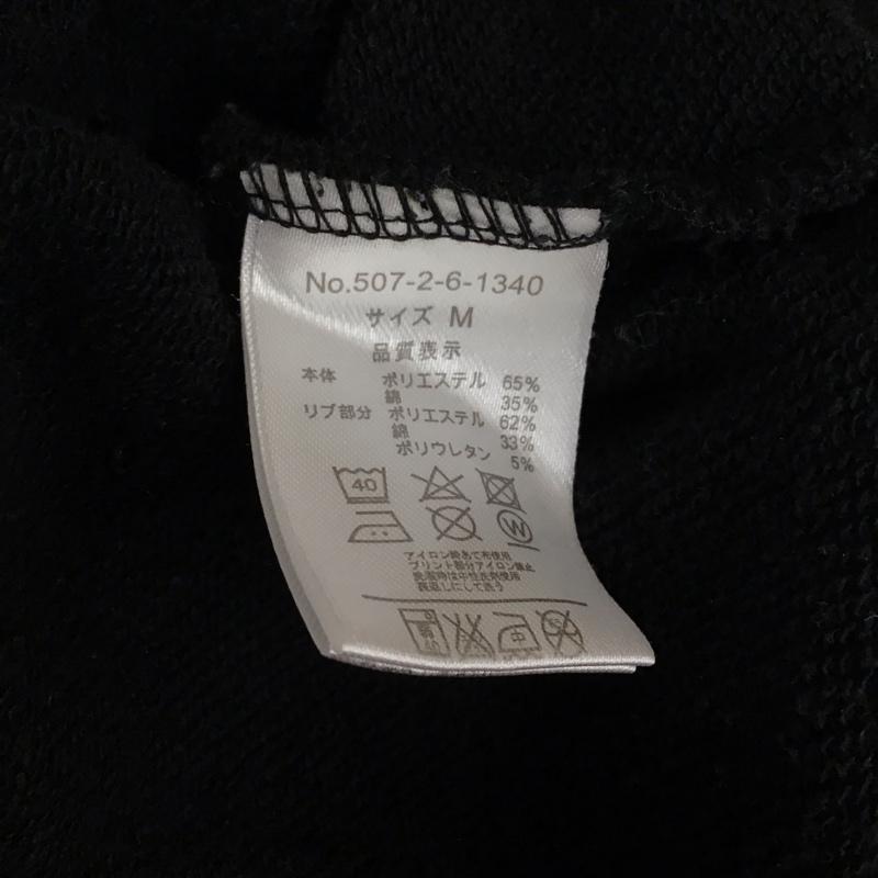 ワンウェイ one way チュニック 長袖 スウェット M プリント 黒 / ブラック /  レディース USED 古着 中古 10120187