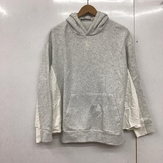ザラ ZARA パーカー 長袖 M 無地 灰 / グレー /  レディース USED 古着 中古 10142297