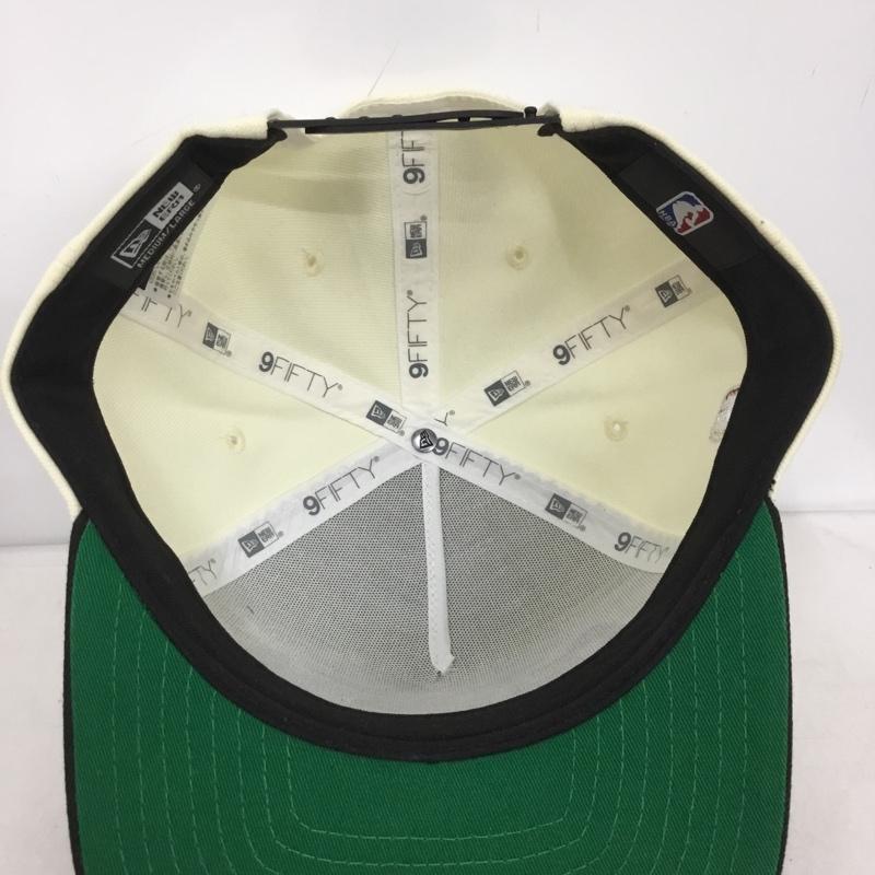ニューエラ NEW ERA 帽子 キャップ NBA CHAMPION 9FIFTY シカゴブルズ ロゴ、文字 黒 / ブラック / X アイボリー / アイボリー /  メンズ USED 古着 中古 10138486