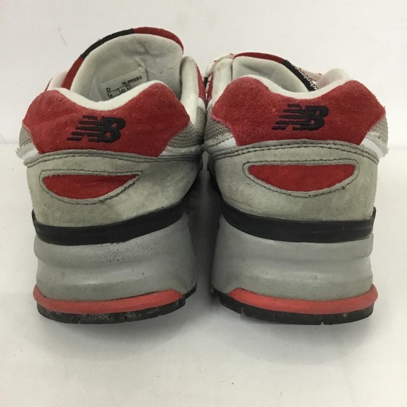 ニューバランス New Balance スニーカー スニーカー ML999SBG 27cm 27.0cm ロゴ、文字 赤 / レッド / X 灰 / グレー /  メンズ USED 古着 中古 10124397