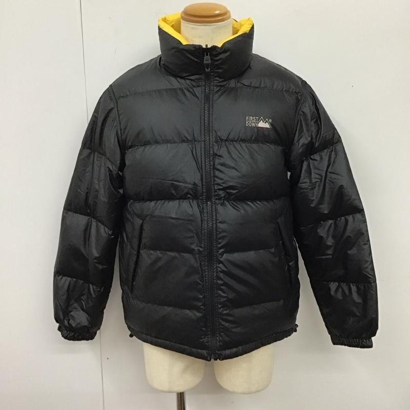 ファーストダウン FIRST DOWN ジャケット、上着 ダウンジャケット 740050 M 無地 黒 / ブラック /  メンズ USED 古着 中古 10119768