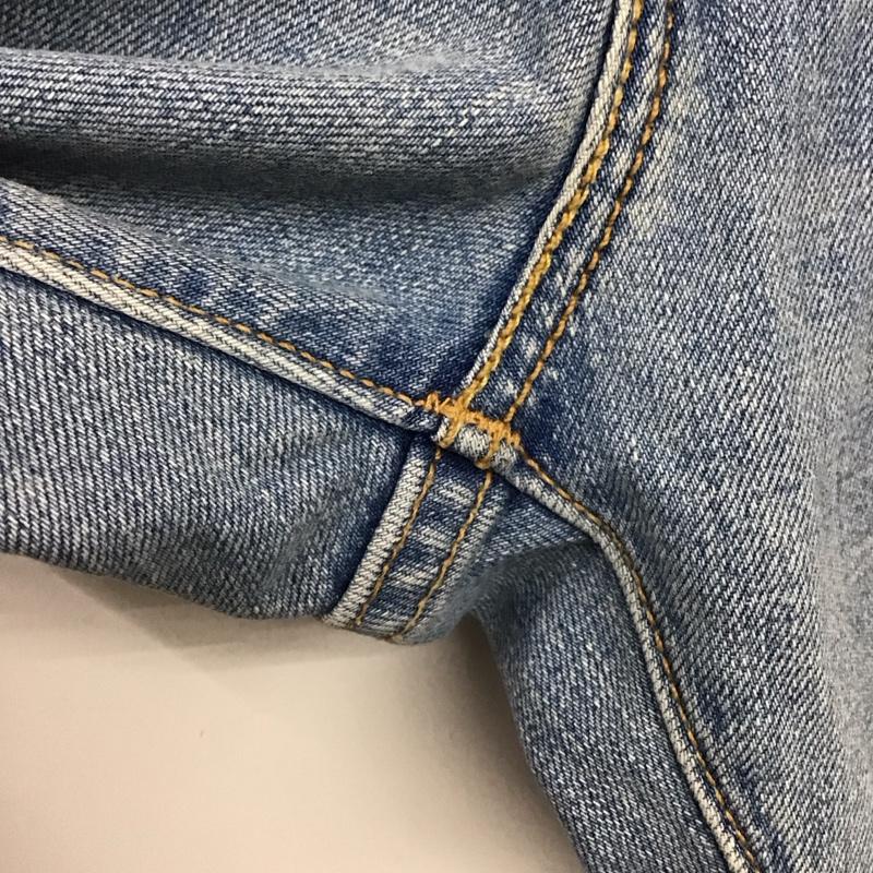リーバイス Levi s パンツ デニム、ジーンズ 00505-1591 USA製 505 W31 L32 31インチ 無地 水色 / ライトブルー /  メンズ USED 古着 中古 10146351
