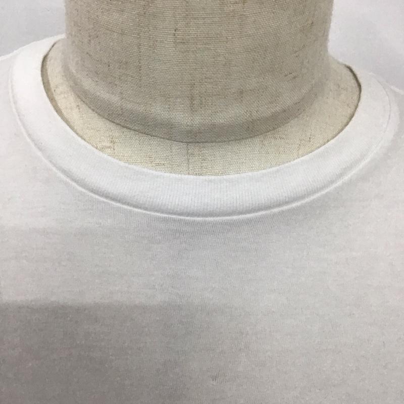 トミーヒルフィガー TOMMY HILFIGER Tシャツ 半袖 半袖カットソー プリントTシャツ クルーネックカットソー M ロゴ、文字 白 / ホワイト /  メンズ USED 古着 中古 10127635