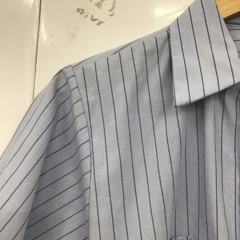 レッドキャップ RED KAP シャツ、ブラウス 半袖 半袖シャツ ストライプシャツ ポケットシャツ S ストライプ 水色 / ライトブルー /  メンズ USED 古着 中古 10129259