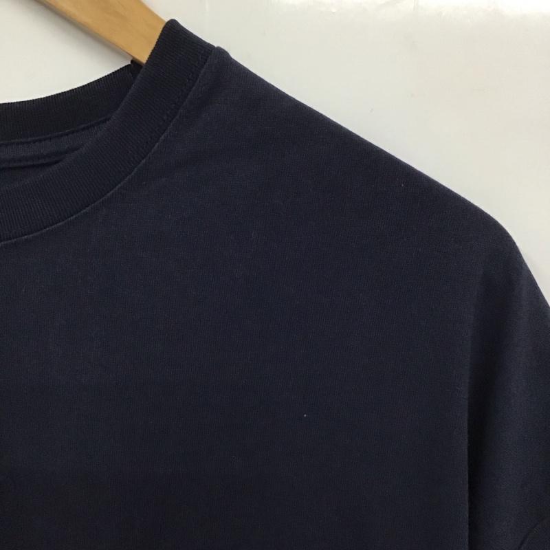 ポーラー POLeR Tシャツ 半袖 半袖カットソー プリントTシャツ クルーネックカットソー L ロゴ、文字 紺 / ネイビー /  メンズ USED 古着 中古 10131629