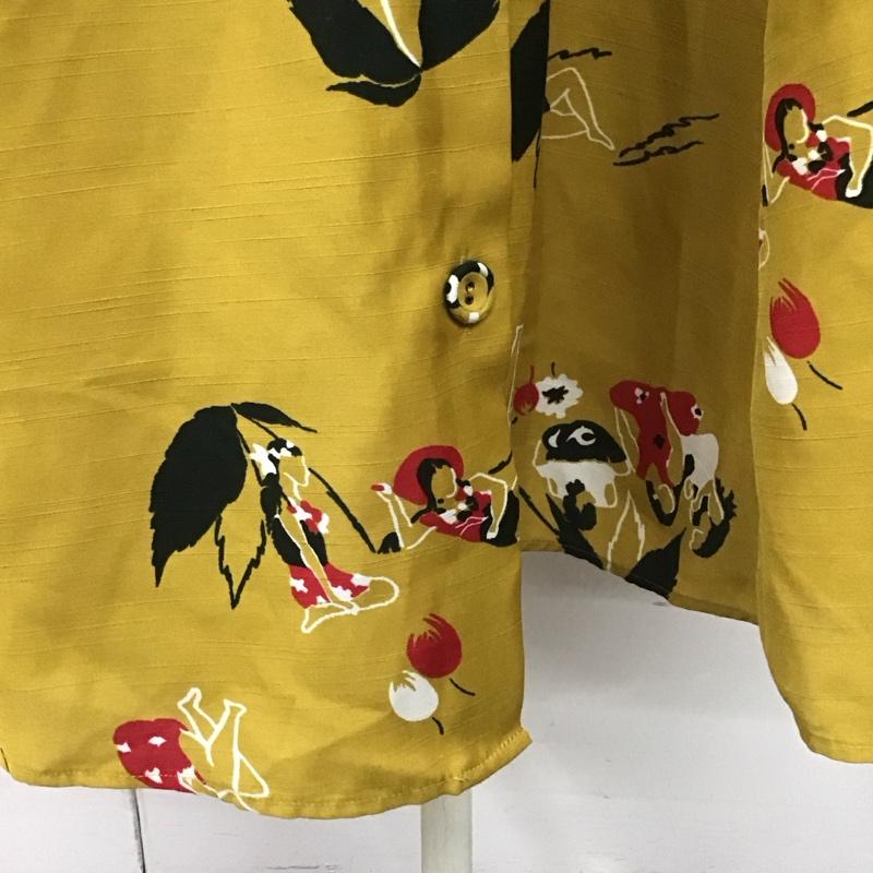 スライ SLY スカート ロングスカート 030BSY31-4820 VACATION GIRL HW FLARE LONG SK 1 総柄 マスタード / マスタード /  レディース USED 古着 中古 10112648