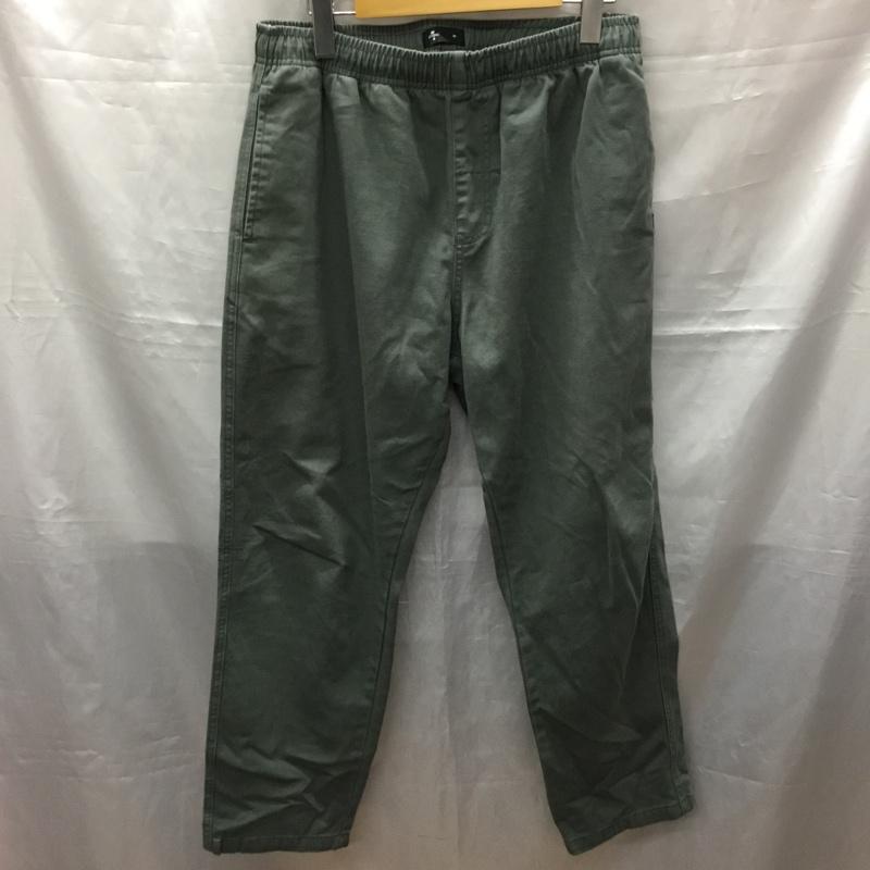 スリルズ THRILLS パンツ ワークパンツ、ペインターパンツ ワークパンツ ワイドパンツ カジュアルパンツ ミリタリーパンツ 32インチ 無地 カーキ / カーキ /  メンズ USED 古着 中古 10117538