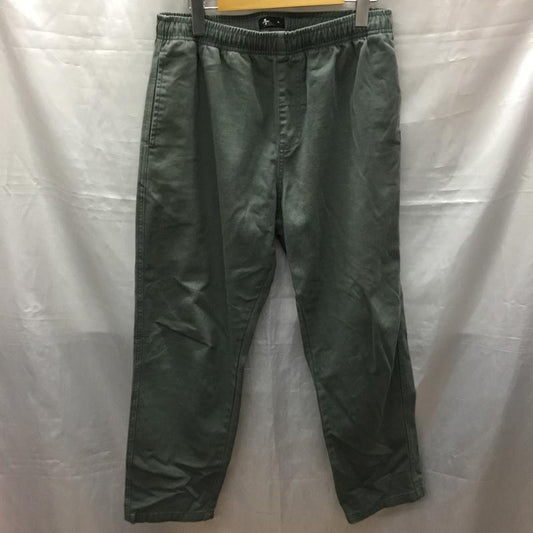 スリルズ THRILLS パンツ ワークパンツ、ペインターパンツ ワークパンツ ワイドパンツ カジュアルパンツ ミリタリーパンツ 32インチ 無地 カーキ / カーキ /  メンズ USED 古着 中古 10117538