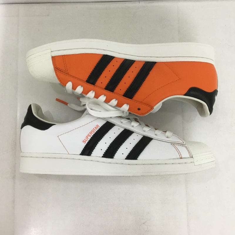 アディダス adidas スニーカー スニーカー FW6363 SIZE? Superstar 27.5cm 27.5cm ロゴ、文字 白 / ホワイト / X 黒 / ブラック / X 橙 / オレンジ /  メンズ USED 古着 中古 10139953