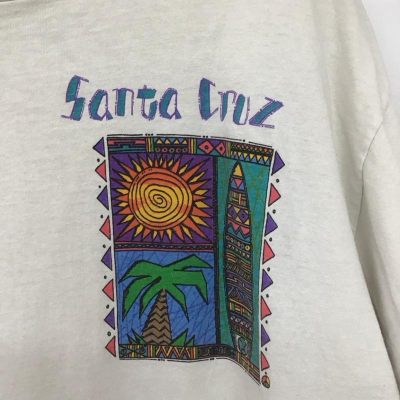 古着 USED Tシャツ 半袖 半袖カットソー プリントTシャツ クルーネックカットソー 古着 90s L プリント 白 / ホワイト /  メンズ USED 古着 中古 10147990