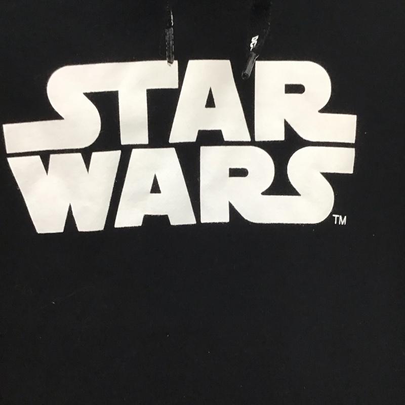 ディーシー DC パーカー 長袖 プルオーバーパーカー スウェット L ロゴ、文字 黒 / ブラック /  メンズ USED 古着 中古 10148591