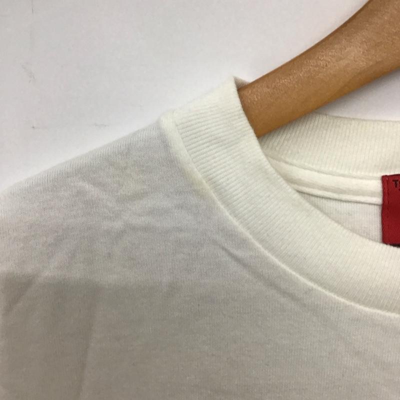 クリームソーダ CREAMSODA Tシャツ 半袖 半袖カットソー プリントTシャツ クルーネックカットソー M プリント 白 / ホワイト /  メンズ USED 古着 中古 10133356