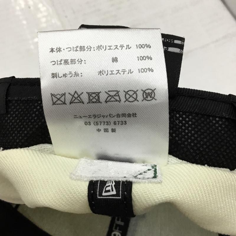 ニューエラ NEW ERA 帽子 キャップ LA 59FIFTY ロゴ、文字 緑 / グリーン / X アイボリー / アイボリー /  メンズ USED 古着 中古 10109595