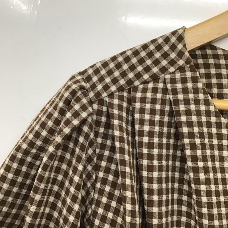 エヘカソポ ehka sopo シャツ、ブラウス 半袖 FREE チェック マルチカラー / マルチカラー /  レディース USED 古着 中古 10140399