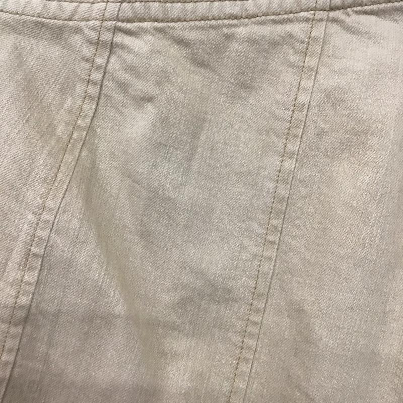 バーバリー BURBERRY スカート ひざ丈スカート 38 無地 ベージュ / ベージュ /  レディース USED 古着 中古 10145022