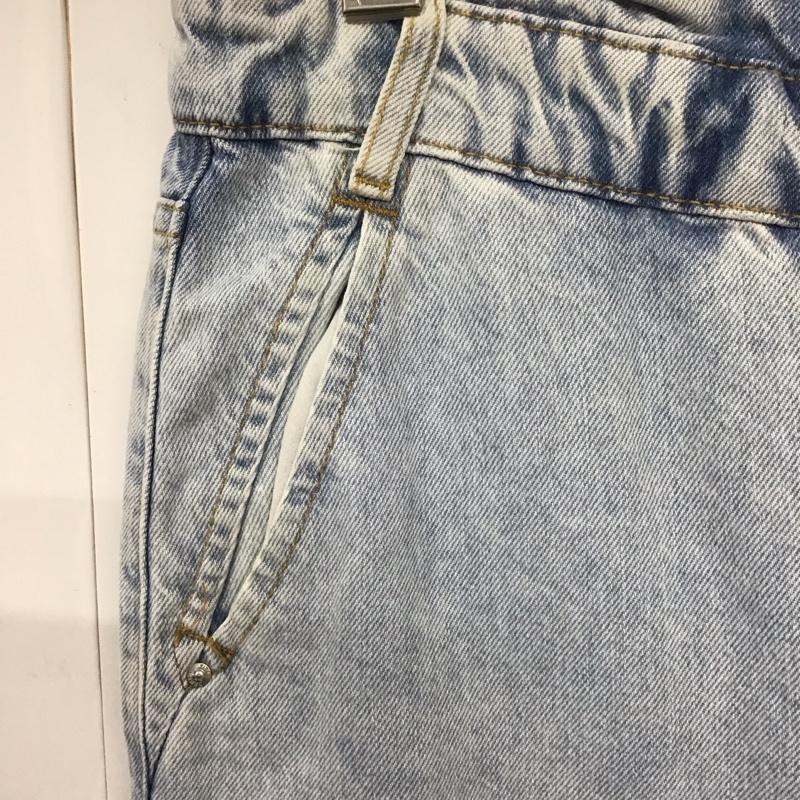 ザラ ZARA パンツ デニム、ジーンズ 34 無地 水色 / ライトブルー /  レディース USED 古着 中古 10130401