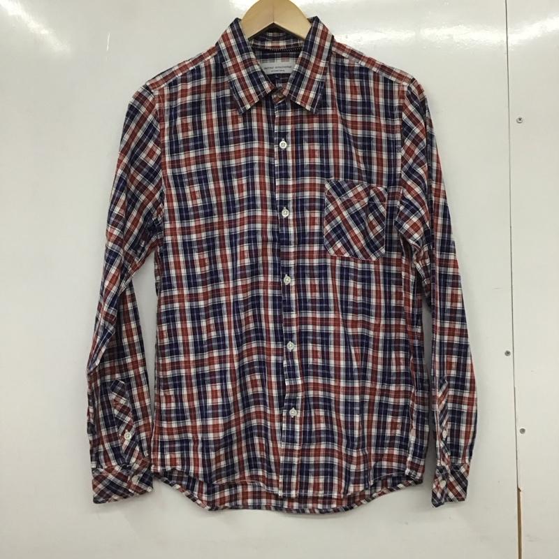 ナノユニバース nano・universe シャツ、ブラウス 長袖 NDC13SH368JM 胸ポケット L チェック マルチカラー / マルチカラー /  メンズ USED 古着 中古 10133578