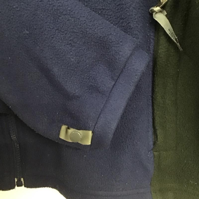 ザノースフェイス THE NORTH FACE ジャケット、上着 ジャケット、ブレザー ジップアップフリースジャケット アウター 長袖ジャケット S ロゴ、文字 黒 / ブラック / X 青 / ブルー /  メンズ USED 古着 中古 10142370