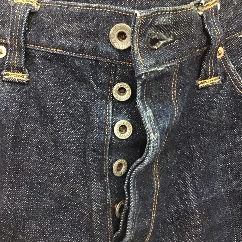 スティーブンソンオーバーオール STEVENSON OVERALL CO. パンツ デニム、ジーンズ デニムパンツ スリムパンツ ジーンズ 31インチ 無地 インディゴ / インディゴ /  メンズ USED 古着 中古 10119502