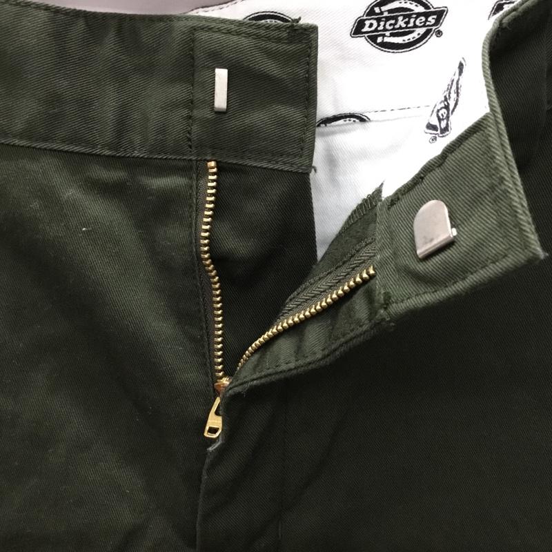ディッキーズ Dickies パンツ ショートパンツ dk006825a761 FlatFrontWorkPantShorts ハーフパンツ カジュアルパンツ 32インチ 無地 カーキ / カーキ /  メンズ USED 古着 中古 10108439