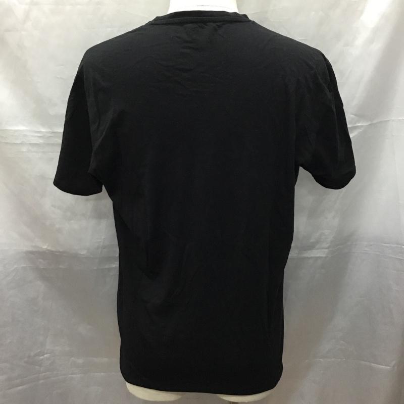 ディーゼル DIESEL Tシャツ 半袖 半袖カットソー プリントTシャツ クルーネックカットソー XL ロゴ、文字 黒 / ブラック /  メンズ USED 古着 中古 10114156